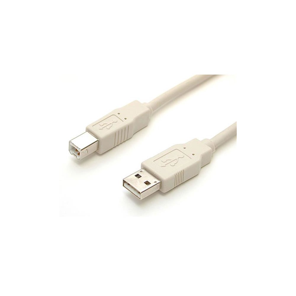 StarTech.com 6 ft Beige A to B USB 2.0 Cable - M/M StarTech.com 6 ft Beige A to B USB 2.0 Cable - M/M