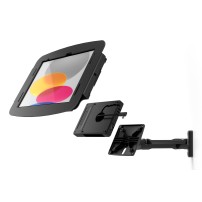 Compulocks iPad 10.9' 10th Gen Space Enclosure Swing Wall Mount Plus Hub Black