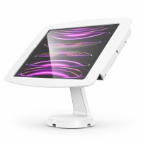Compulocks iPad Pro 12.9' (3-6th Gen) Space Enclosure Mast Counter Stand - White
