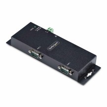 StarTech.com 2-Port Serial to Ethernet Adapter, IP Serial Device Server For Remote RS232 Devices, Wall/DIN Rail Mountable...