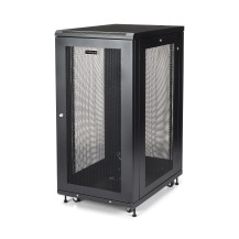 StarTech.com 4-Post 24U Server Rack Cabinet, Lockable 19' Data Rack Cabinet for Computer / AV / IT Equipment, Office / Home...