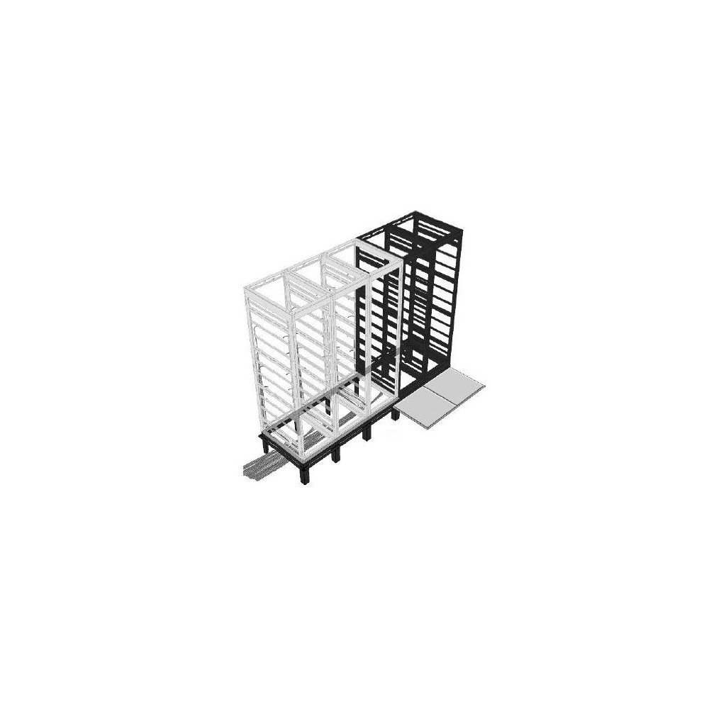 Middle Atlantic Products Raised Floor Support Angles 4 Bay for BGR 38' Middle Atlantic Products Raised Floor Support Angles 4 Bay for BGR 38'
