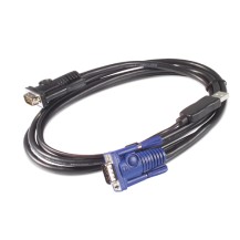 APC KVM USB Cable - 25 ft (7.6 m) KVM cable Black