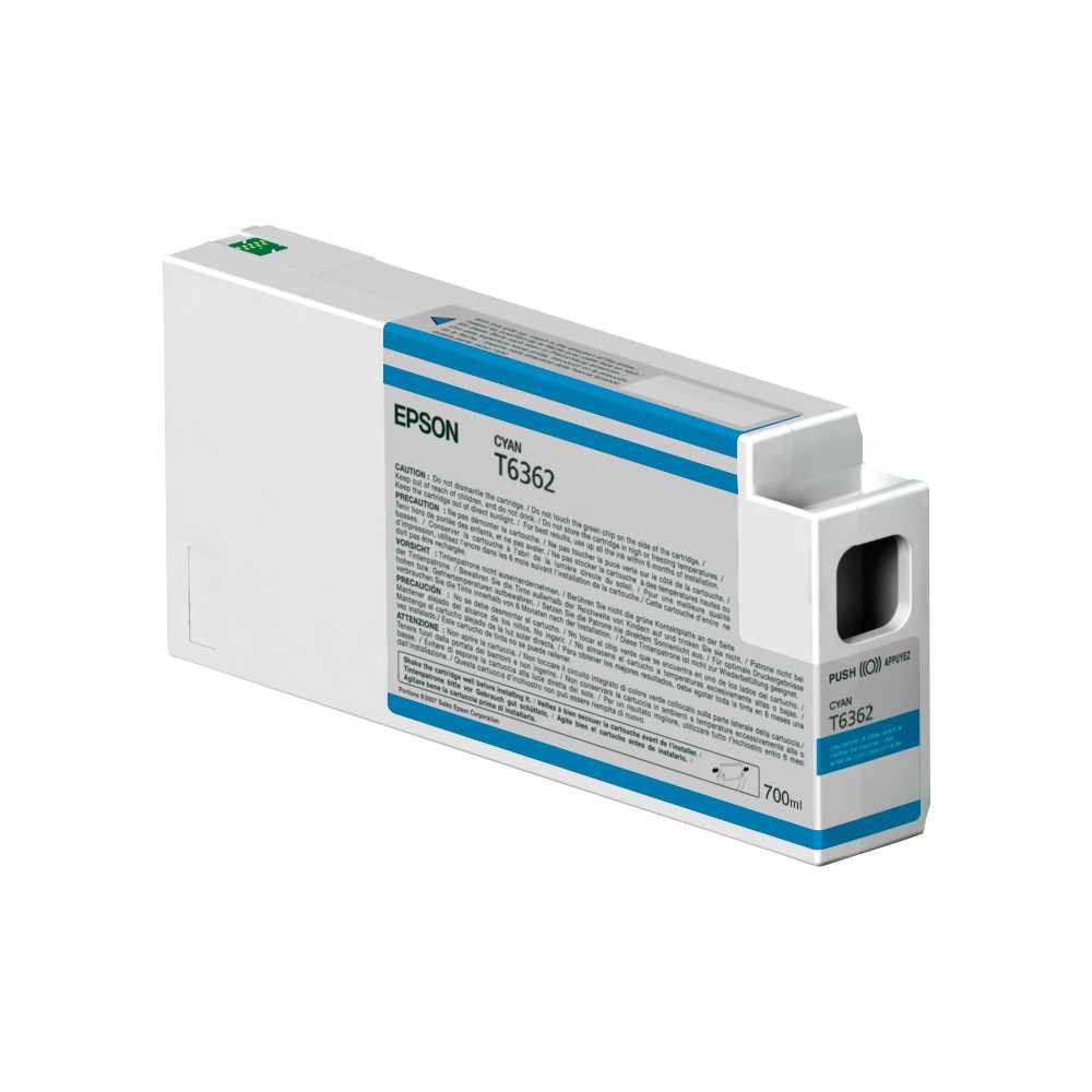 Epson Singlepack Cyan T636200 UltraChrome HDR 700 ml Epson Singlepack Cyan T636200 UltraChrome HDR 700 ml
