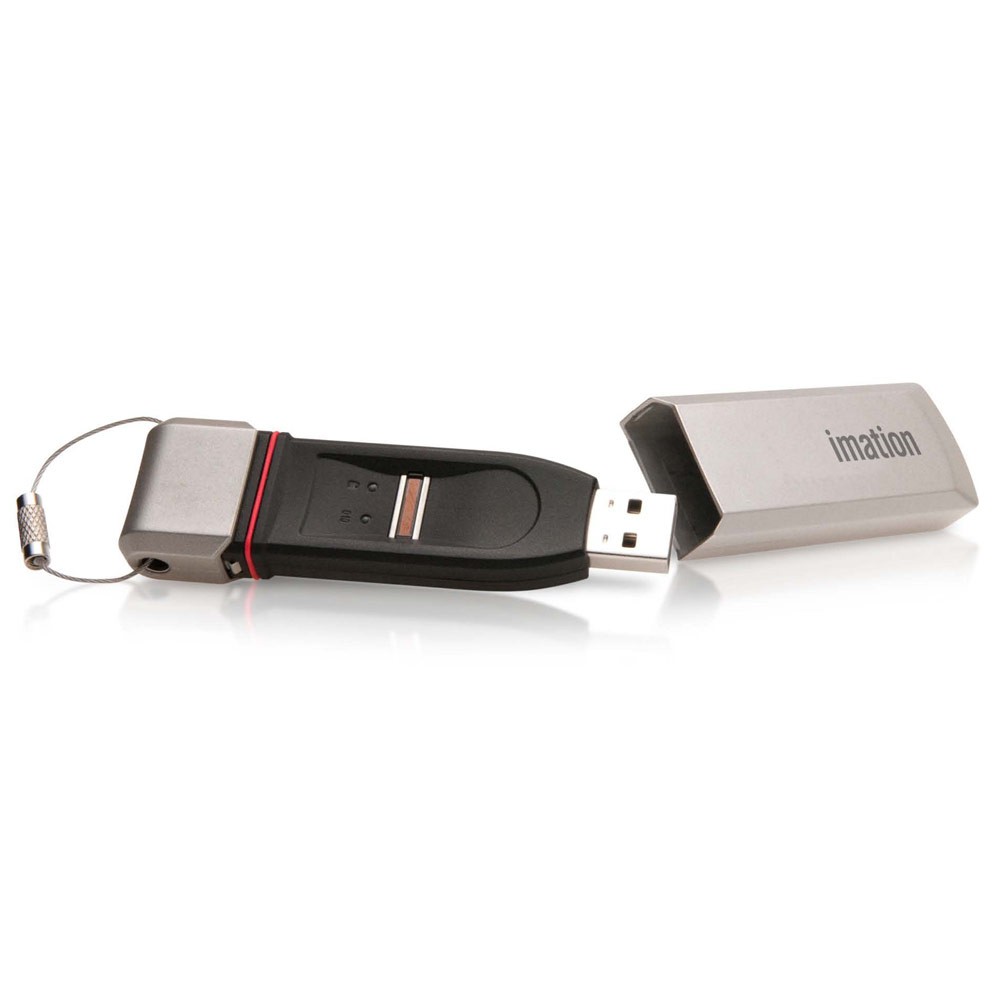 Kingston Technology IronKey Defender F200 MXBB1A008G4001FIPS USB flash drive 8 GB USB Type-A 2.0 Black, Silver