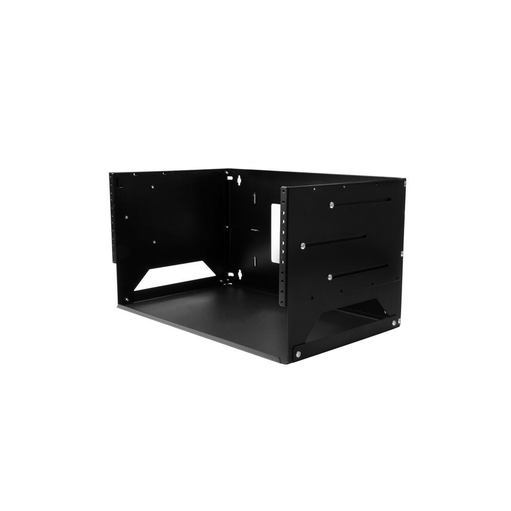 StarTech.com Wall-Mount Server Rack with Built-in Shelf - Solid Steel - 4U