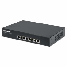 Intellinet 8-Port Gigabit Ethernet PoE+ Switch, 8 x PoE ports, IEEE 802.3at/af Power-over-Ethernet (PoE+/PoE), Endspan...