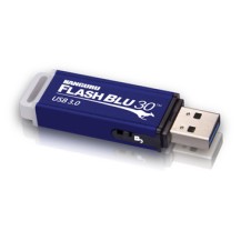 iStorage Kanguru FlashBlu30 SuperSpeed USB3.0 32GB -Secure Flash Drive- Physical Write Protect Switch - Windows “Ready Boost”...