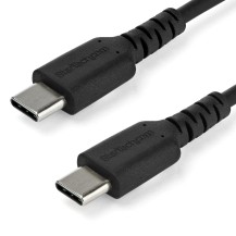 StarTech.com 2m USB C Charging Cable - Durable Fast Charge & Sync USB 2.0 Type C to USB C Laptop Charger Cord - TPE Jacket...