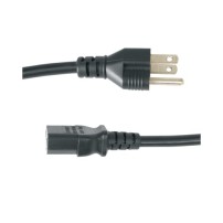 Middle Atlantic Products S-IEC-72X100 power cable Black 1.8 m NEMA 5-15P