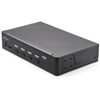 StarTech.com 4 Port HDMI KVM Switch - Single Monitor 4K 60Hz Ultra HD HDR - Desktop HDMI 2.0 KVM Switch with 2 Port USB 3.0...