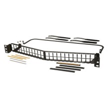 Legrand High Density HDJ 24 Port Unloaded Flat Patch Panel 1RU Black