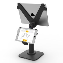Compulocks iPad 10.2' Front Facing Mount for Adjustable Height POS Kiosk Black