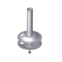 Chief Grommet Connection Accessory Desk Silver