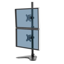 Fellowes Seasa Dual Stacking Monitor Arm - Freestanding Monitor Mount for 8KG 32 inch Screens - Ergonomic Adjustable Monitor...