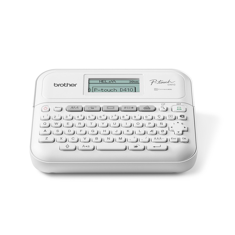 Brother PT-D410 label printer Thermal transfer 180 x 180 DPI 20 mm/sec Wired TZe QWERTY