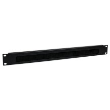 StarTech.com 1U High-density Brush Strip Cable Management Panel, Sturdy Steel Horizontal Data Centre Cable Organizer