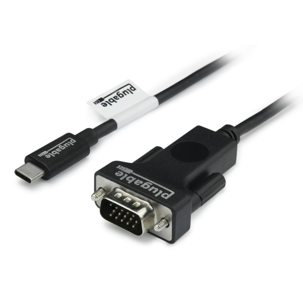 Plugable Technologies USB C to VGA Cable 6 Feet - Driverless Connect Thunderbolt 4, Thunderbolt 3, USB4, or USB-C Device to...