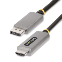 StarTech.com 6ft (2m) DisplayPort to HDMI Adapter Cable, 8K 60Hz, 4K 144Hz, HDR10, DP 1.4 to HDMI 2.1 Active Video Converter...