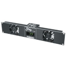 Middle Atlantic Products Fan Panel, 50 CFM, 24dB, 220 - 240VAC, w/Display