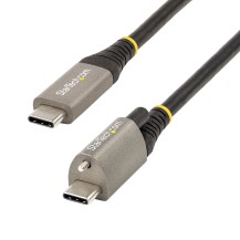 StarTech.com 3ft (1m) Top Screw Locking USB C Cable 10Gbps - USB 3.1/3.2 Gen 2 Type-C Cable - 100W (5A) Power Delivery...
