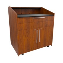 Middle Atlantic Products L5KCB2SFHB3ZP001 Lectern Black, Wood