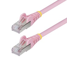 StarTech.com 5ft Pink CAT6a Ethernet Cable, Snagless RJ45, 10GbE, 100W PoE++, S/FTP, LSZH, 27AWG Pure Bare Copper Wire...