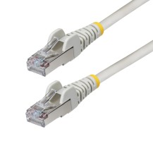 StarTech.com 6in Gray CAT6a Ethernet Cable, Snagless RJ45, 10GbE, 100W PoE++, S/FTP, LSZH, 27AWG Pure Bare Copper Wire...