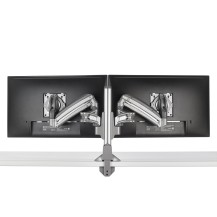 Chief KX Low-Profile Dual Monitor Arm 76.2 cm (30') Desk Silver