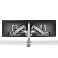 Chief KX Low-Profile Dual Monitor Arm 76.2 cm (30') Desk Silver