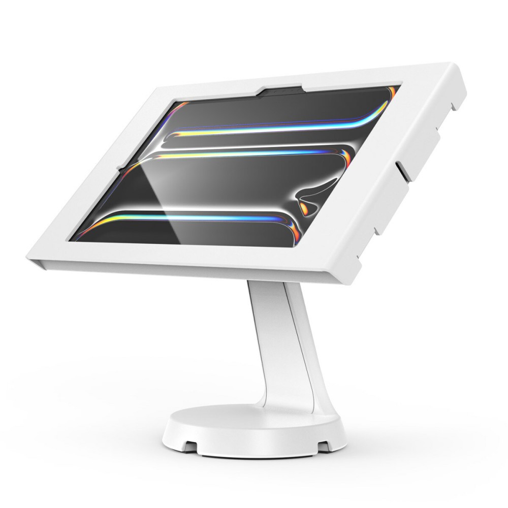 Compulocks iPad Pro M4 11' (2024), Apex Enclosure Mast Stand - White Compulocks iPad Pro M4 11' (2024), Apex Enclosure Mast Stand - White