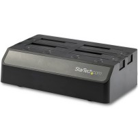 StarTech.com 4-Bay USB to SATA Hard Drive Docking Station, USB 10Gbps, External 2.5' & 3.5' SSD / HDD Dock, SATA III, Hot...