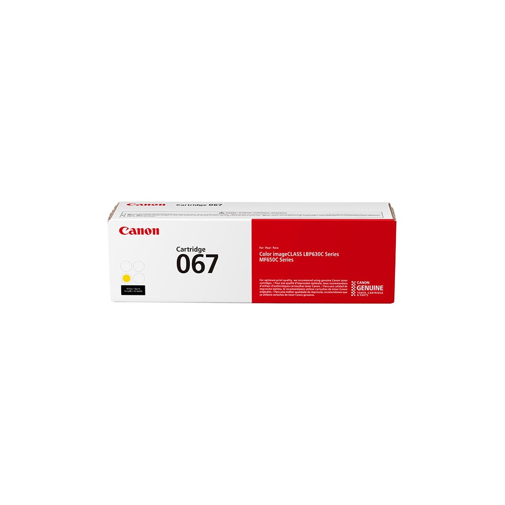 Canon 067 toner cartridge 1 pc(s) Original Yellow
