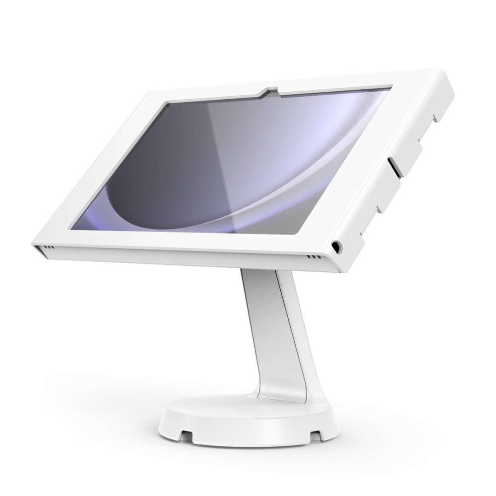 Compulocks Galaxy Tab A9+ Apex Enclosure Mast Stand - White Compulocks Galaxy Tab A9+ Apex Enclosure Mast Stand - White