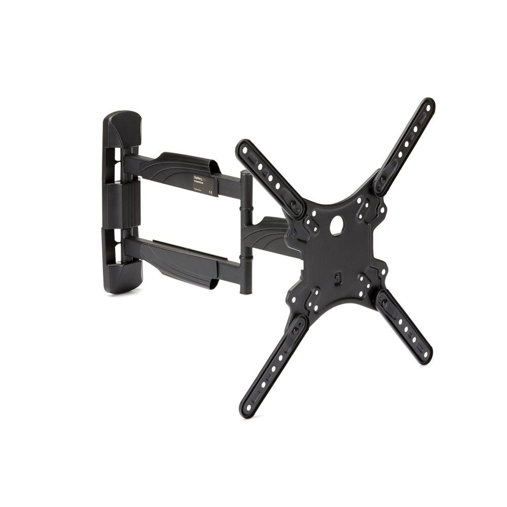 StarTech.com Full Motion TV Wall Mount - 32-55 inch (77lb/35kg) VESA Displays - Low Profile Universal Flat Screen TV Wall...