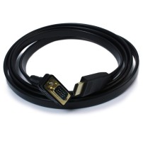 Plugable Technologies HDMI-VGA video cable adapter HDMI Type A (Standard) VGA (D-Sub) Black