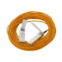 HP 100GB QSFP28 TO QSFP28 15M AOC InfiniBand/fibre optic cable Orange