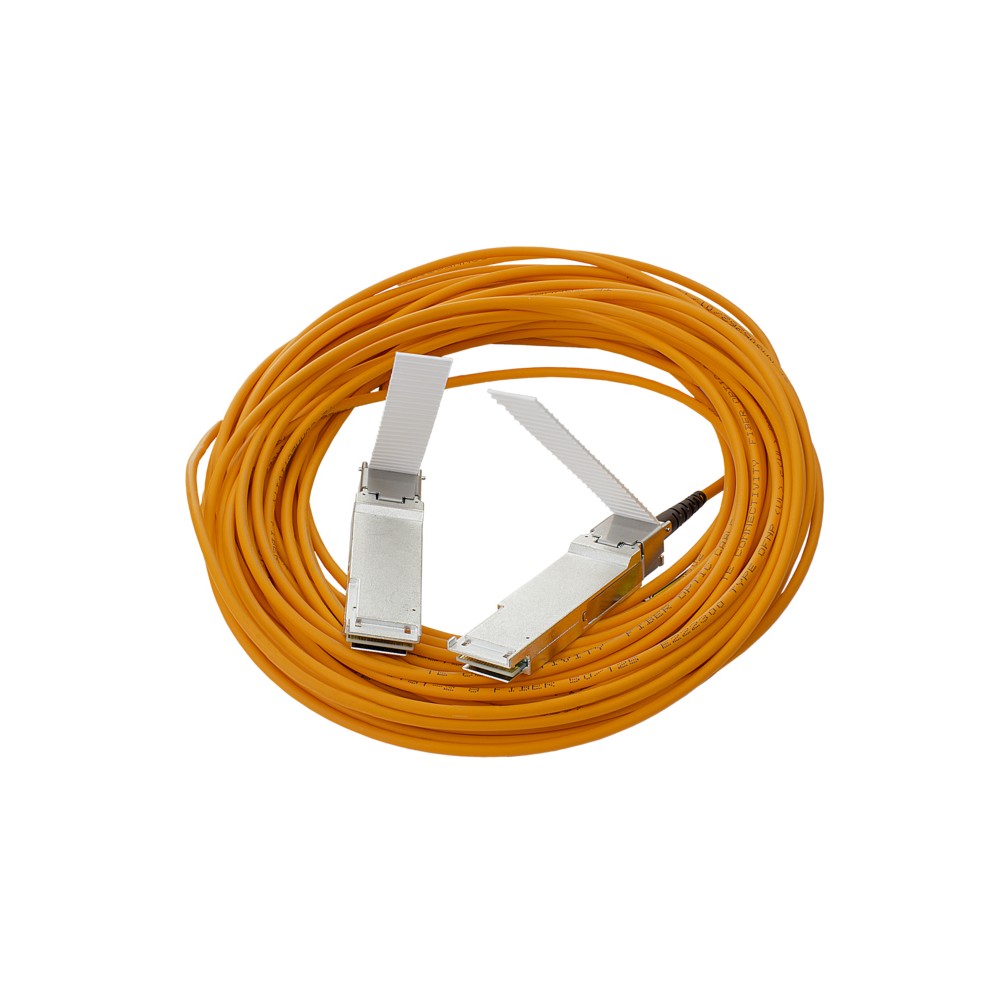 HP 100GB QSFP28 TO QSFP28 15M AOC InfiniBand/fibre optic cable Orange