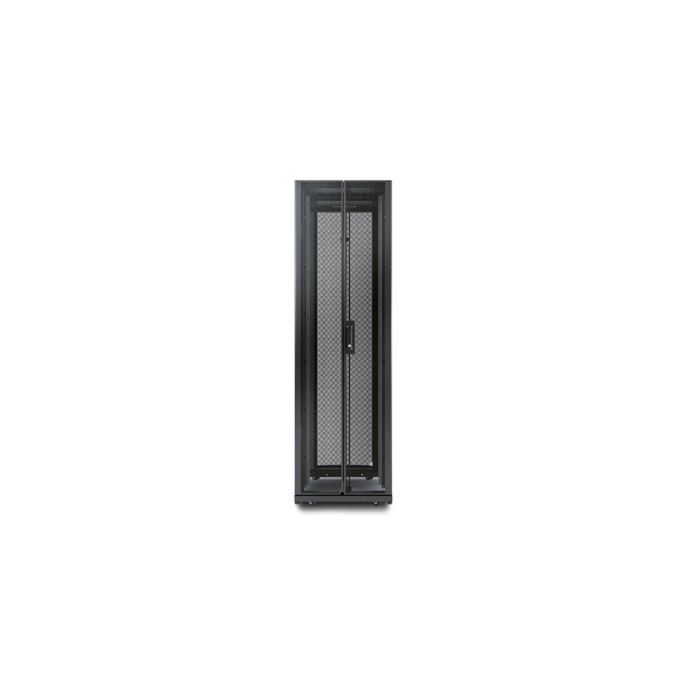 APC NetShelter AV, Server Rack Enclosure, 42U, 10-32 Threaded Rails, Black, 1991H x 600W x 825D mm APC NetShelter AV, Server Rack Enclosure, 42U, 10-32 Threaded Rails, Black, 1991H x 600W x 825D mm