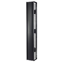 APC Valueline, Vertical Cable Manager for 2 & 4 Post Racks, 84'H X 12'W, Single-Sided with Door
