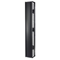 APC Valueline, Vertical Cable Manager for 2 & 4 Post Racks, 84'H X 12'W, Single-Sided with Door