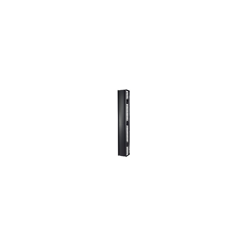 APC Valueline, Vertical Cable Manager for 2 & 4 Post Racks, 84'H X 12'W, Single-Sided with Door