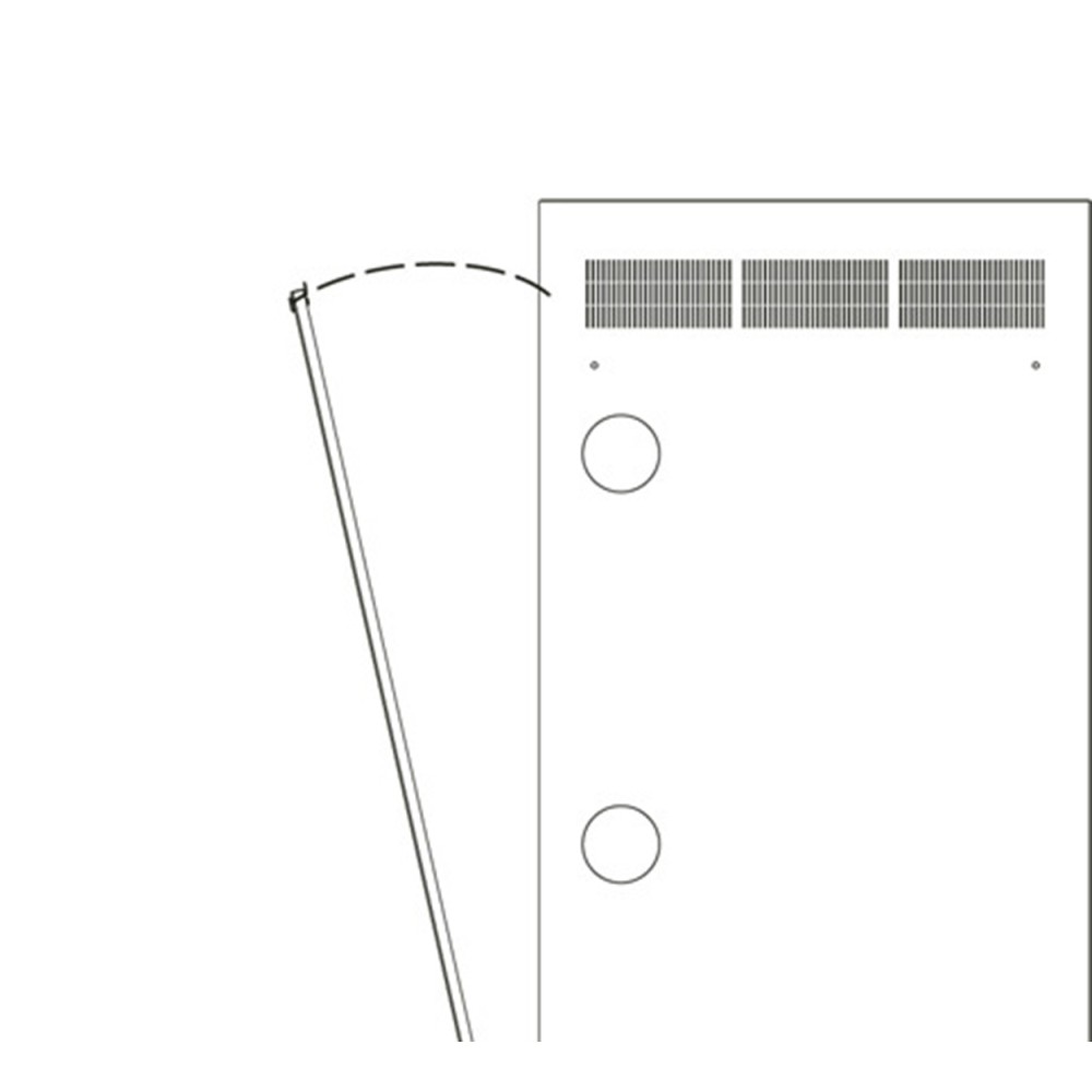 Middle Atlantic Products WR-RAP-44 rack accessory Rear access panel Middle Atlantic Products WR-RAP-44 rack accessory Rear access panel
