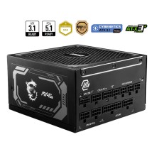 MSI MAG A1250GL PCIE5 power supply unit 1250 W 24-pin ATX ATX Black