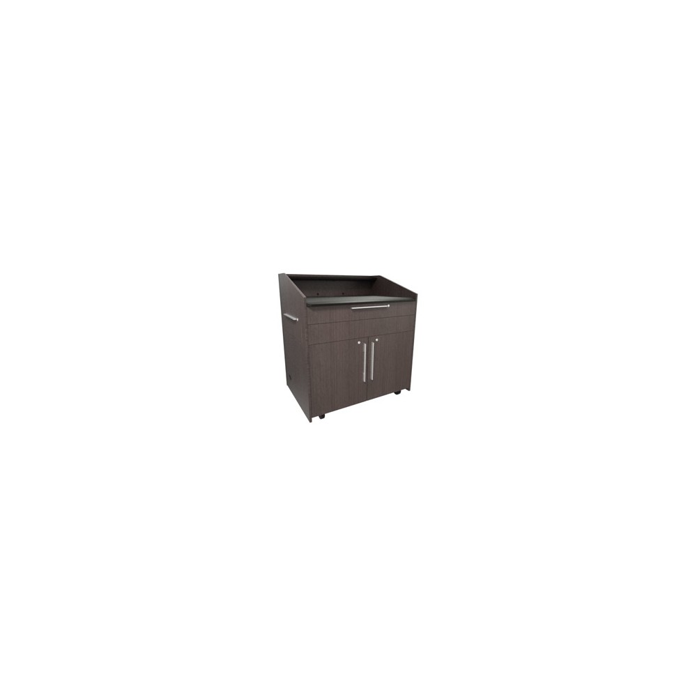 Middle Atlantic Products L5KCB2SFHA3ZP002 Lectern Black, Wood Middle Atlantic Products L5KCB2SFHA3ZP002 Lectern Black, Wood
