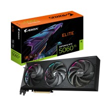 GIGABYTE AORUS GeForce RTX 5060 Ti ELITE 16G Graphics Card - 16GB GDDR7, 128bit, PCI-E 5.0, 2722MHz Core Clock, 3 x...