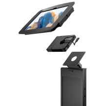 Compulocks Galaxy Tab A8 10.5' Space Enclosure Brandable Floor Stand Plus Hub Black