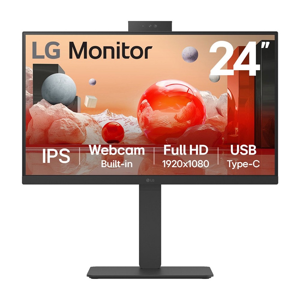 LG 24BA850-B computer monitor 60.5 cm (23.8') 1920 x 1080 pixels Full HD Black